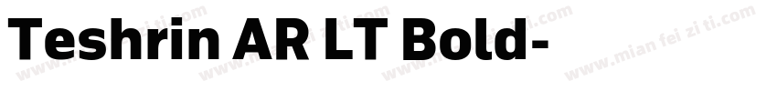 Teshrin AR LT Bold字体转换